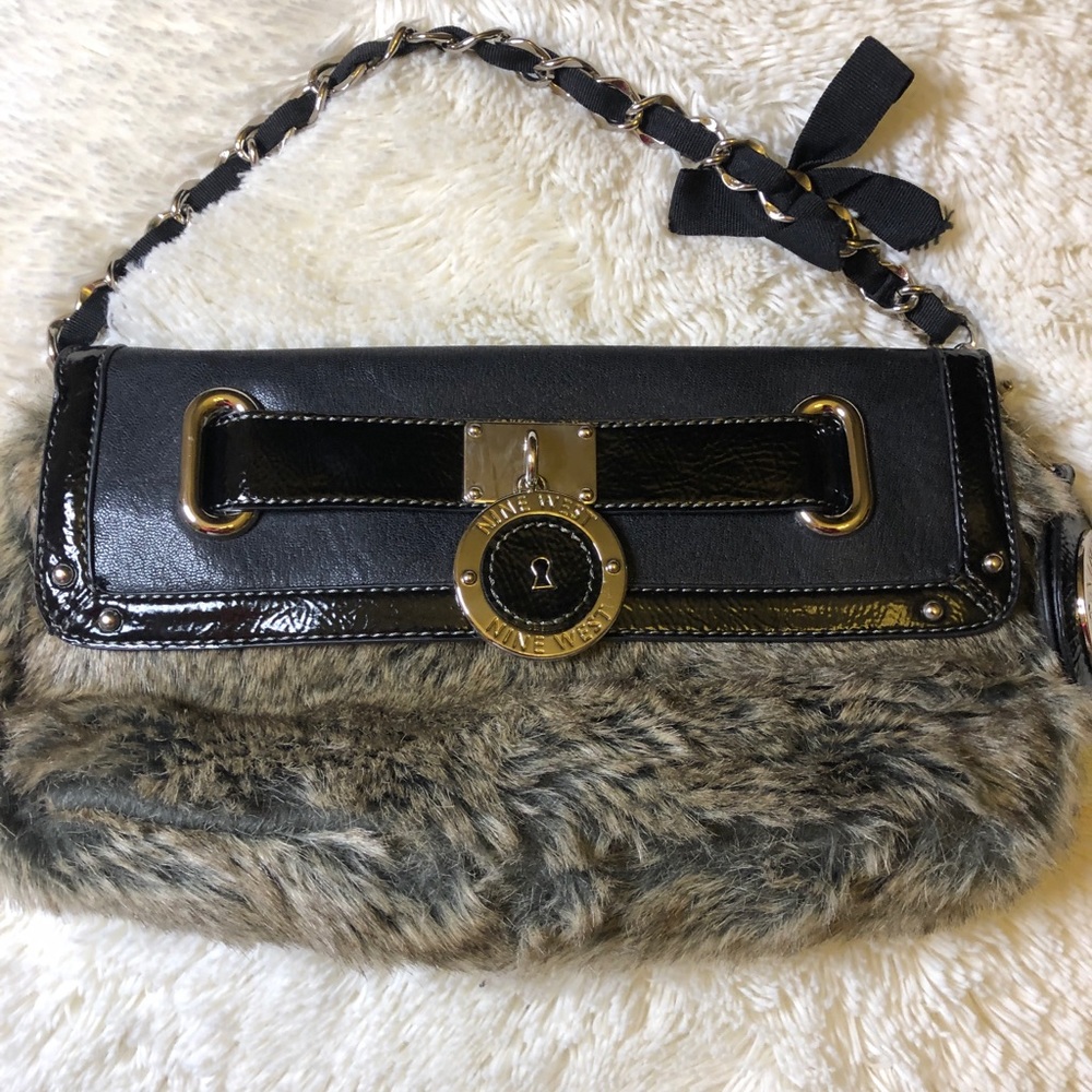 Nine West Faux Fur Small handbag